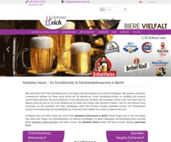 Getraenke-Heick.de(Getränke Heick) Screenshot