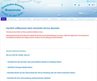 Getraenke-Service-Benstein.de(Fassbier Hamburg) Screenshot