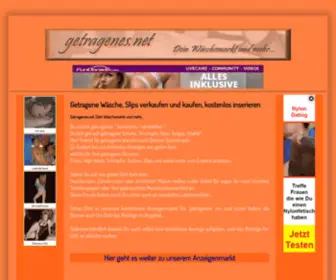 Getragenes.net(Getragene) Screenshot