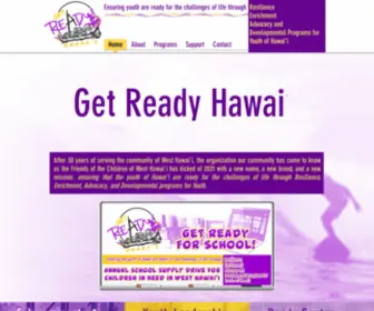 Getreadyhawaii.org(Get Ready Hawai‘i) Screenshot