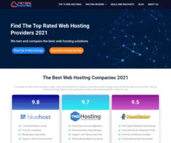 Getrealhosting.com(Choosing the best web hosting) Screenshot