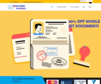 Getregistereddocuments.com(Visa) Screenshot