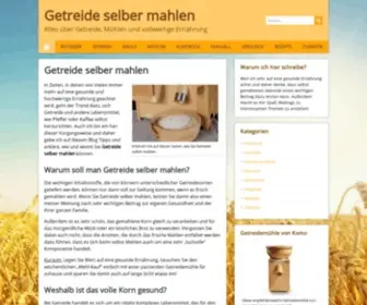 Getreide-Selber-Mahlen.net(Getreide selber mahlen) Screenshot