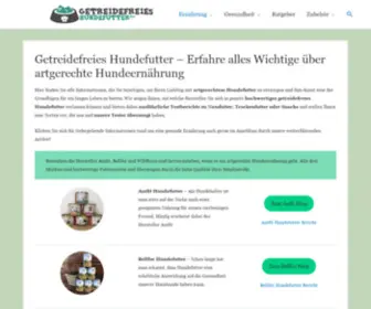 Getreidefreieshundefutter.net(Getreidefreieshundefutter) Screenshot