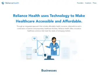 Getreliancehealth.com(Reliance Health) Screenshot