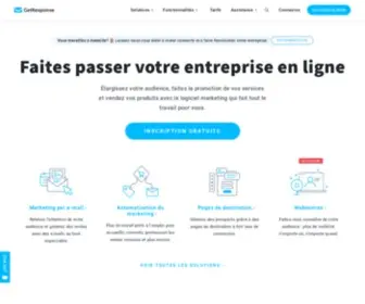 Getresponse.fr(Logiciel marketing par e) Screenshot