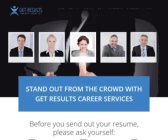 Getresultsresumes.com(Get Results Career Services) Screenshot