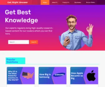 Getrightanswer.com(Get Right Answer) Screenshot