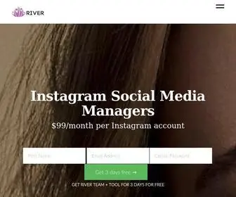 Getriver.com(Instagram Social Media Managers) Screenshot