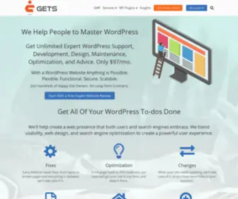 Gets.io(With a WordPress Website Anything) Screenshot