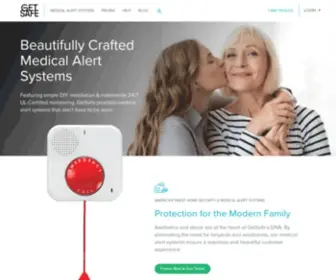 Getsafe.com(Beautifully Crafted Home Security & Medical Alert Systems) Screenshot