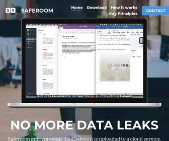 Getsaferoom.com(Encrypt your Data) Screenshot