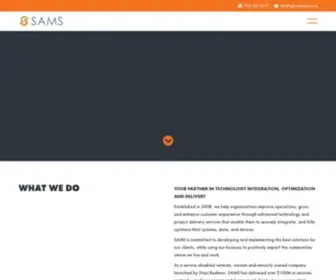Getsamsnow.com(Moving Organizations Forward) Screenshot