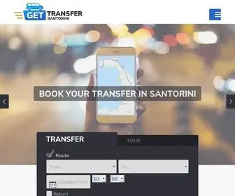 Getsantorinitransfer.com(Get Santorini Transfer) Screenshot