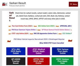 Getsarkariresults.org(Sarkari Result) Screenshot