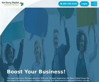 Getsavvydigital.com(Dallas Digital Marketing Agency) Screenshot