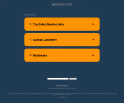 Getsbest.com(Testtest) Screenshot