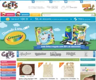 Getsbrinquedos.com.br(A mais exclusiva loja de brinquedos na Internet) Screenshot