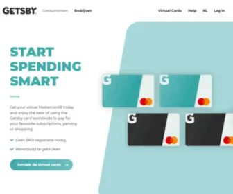 Getsby.com(Getsby Virtual Mastercard Card kopen) Screenshot