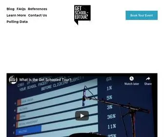 Getschooledtour.com(Mental Health Program Support For Schools) Screenshot