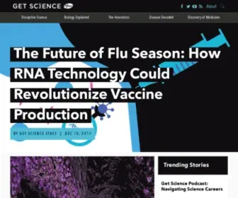 Getscience.com(Get Science) Screenshot
