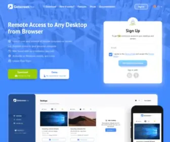 Getscreen.me(Remote Desktop from Any Device) Screenshot