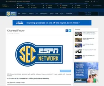 Getsecnetwork.com(SEC Network) Screenshot