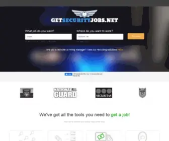 Getsecurityjobs.net(Get Security Jobs) Screenshot