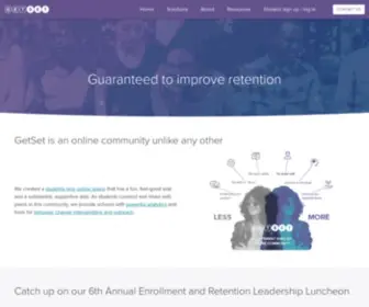 Getset.com(The powerful influence of community) Screenshot
