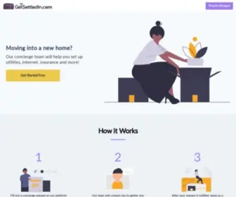 Getsettledin.com(GetSettledIn) Screenshot