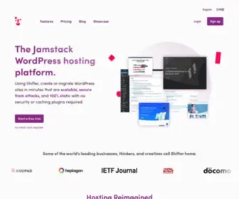 Getshifter.io(The Jamstack WordPress hosting platform) Screenshot