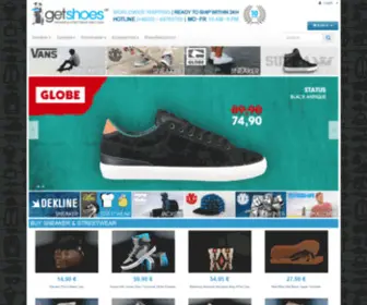 Getshoes.de(Sneaker & Streetwear Shop) Screenshot