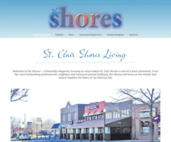 Getshores.com(A website for our new magazine) Screenshot