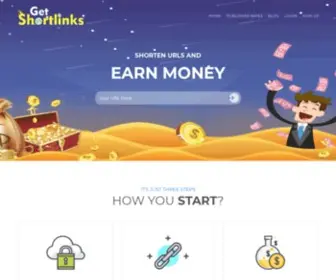 Getshortlinks.com(Get Shortlinks) Screenshot