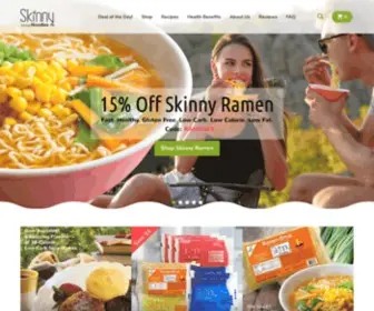 Getskinnynoodles.com(Shirataki Noodles Are Low Carb) Screenshot