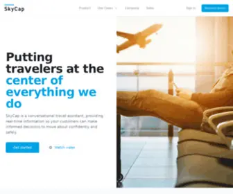 Getskycap.com(Conversational Travel Assistant) Screenshot