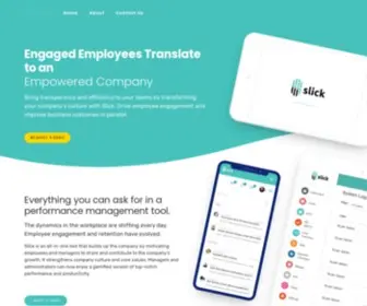 Getslick.io(Uncovering the value that your employees bring) Screenshot