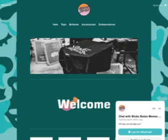 Getslicks.com(Wholesale/Retail Fashion &amp; Merchandise) Screenshot