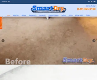 Getsmartdry.com(Carpet Cleaning San Diego) Screenshot