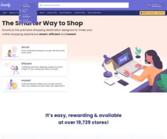 Getsmartyapp.com(Coupons, Cashback, Offers, Promo Codes and Deals) Screenshot