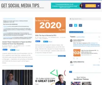 Getsocialmediatips.com(Get Social Media Tips) Screenshot