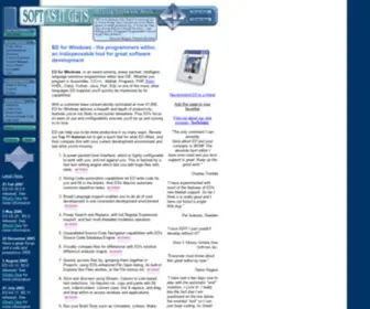 Getsoft.com(ED for Windows the programmers editor) Screenshot