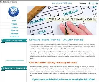 Getsoftwareservices.ca(Get Software Services) Screenshot