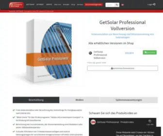 Getsolar.de(GetSolar Professional) Screenshot