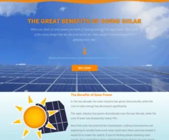 Getsolarforall.com(The Benefits of Solar Power) Screenshot