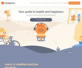 Getsomeheadspace.com(Meditation) Screenshot