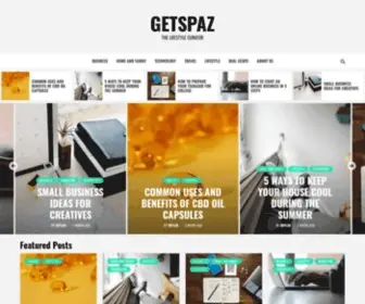 Getspaz.com(The Lifestyle Curator) Screenshot