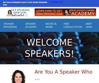 Getspeakinggigsnow.com(Getspeakinggigsnow) Screenshot