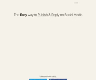 Getstacker.com(Publish and Reply on Social Media the easy way) Screenshot