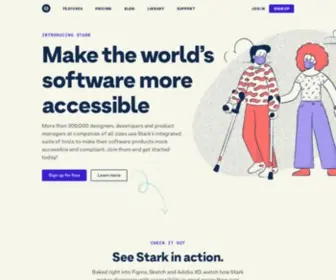 Getstark.co(The suite of integrated accessibility tools) Screenshot